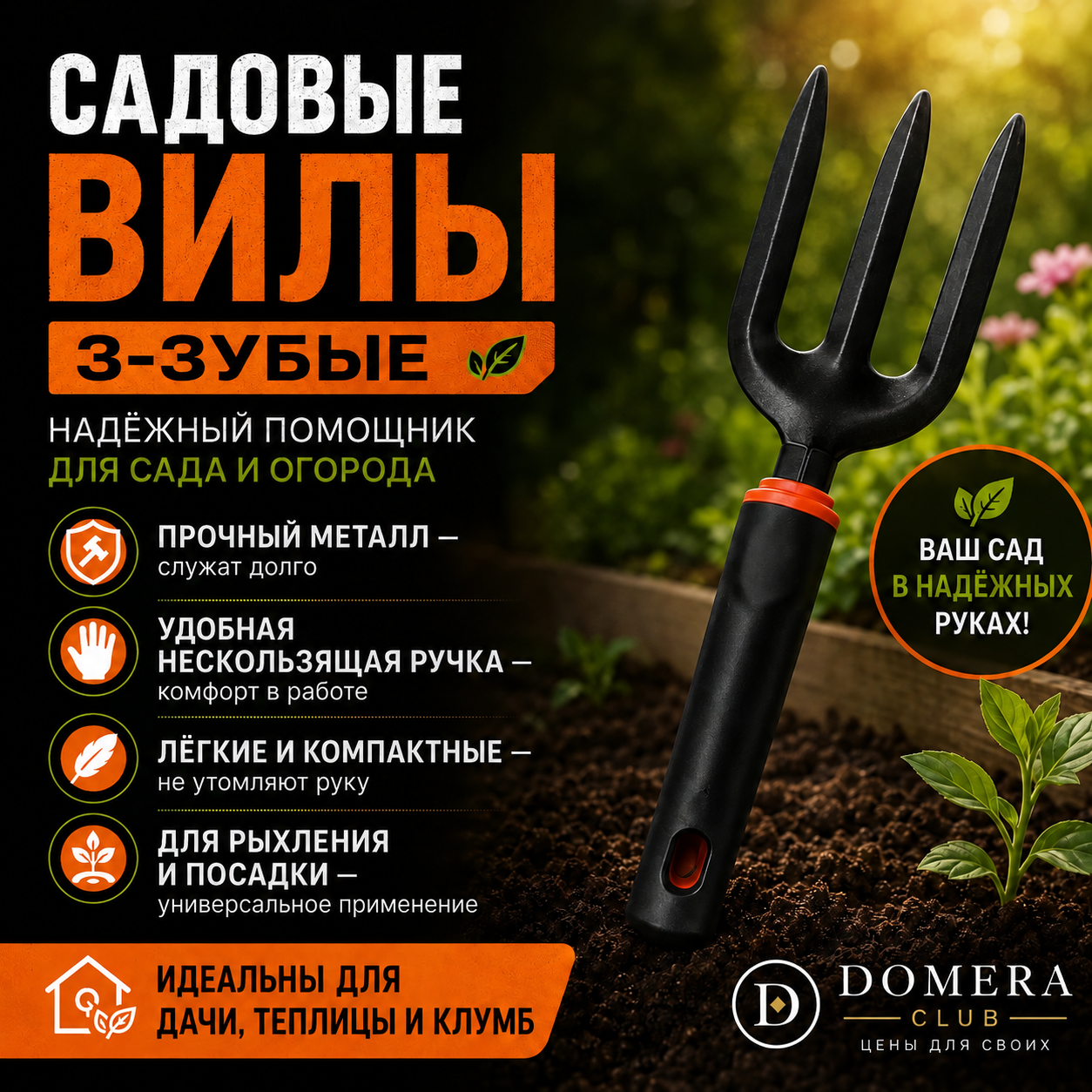 Ручной культиватор для сада и огорода