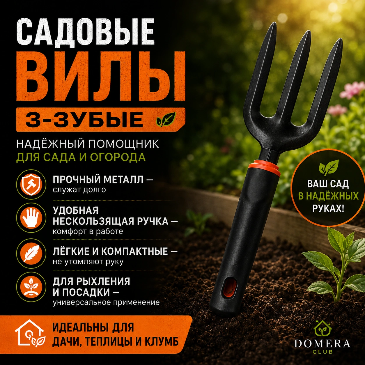Ручной культиватор для сада и огорода