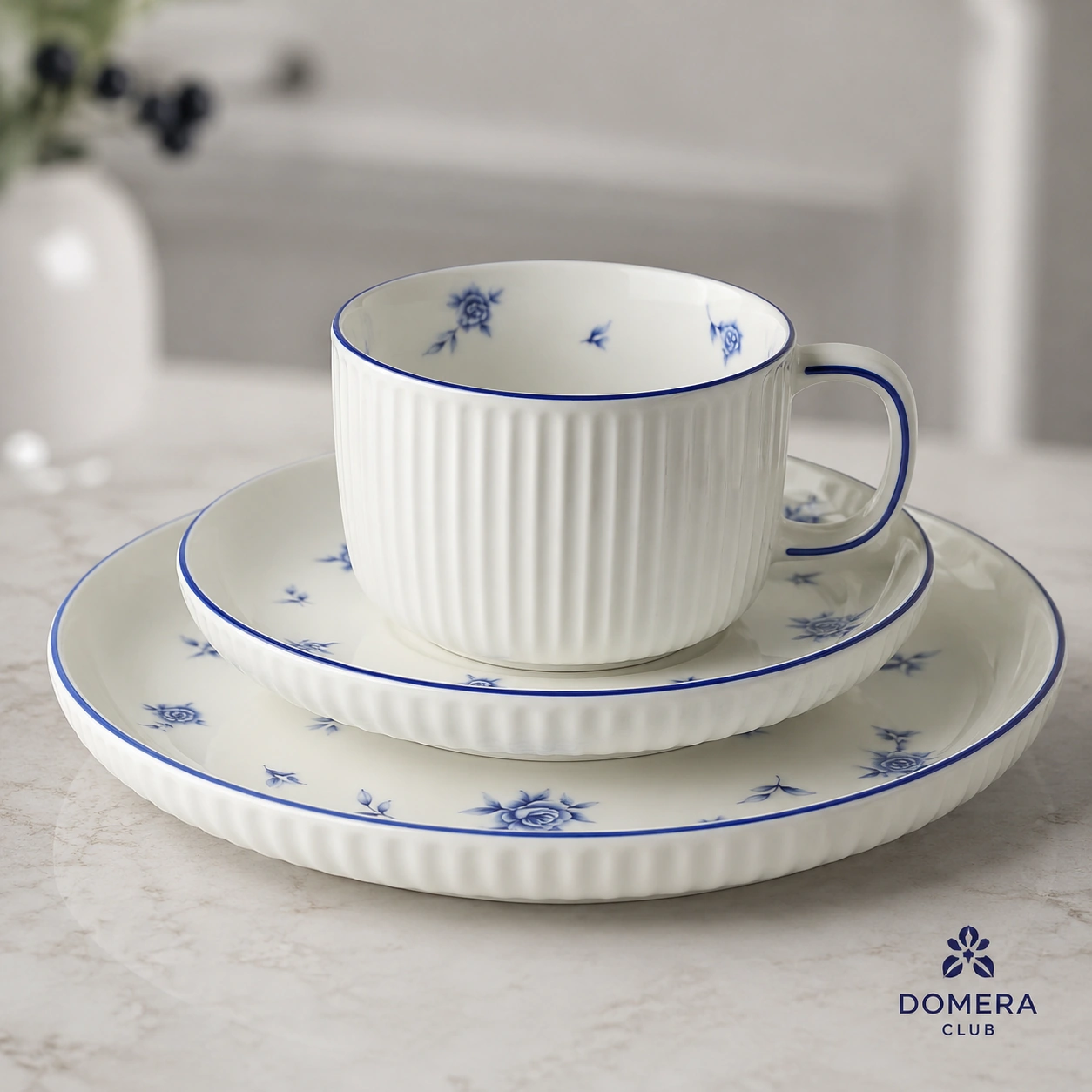 Столовый сервиз на 6 персон. Набор посуды.